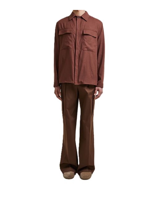 Specchiolla Overshirt brown Hevo Hevo | SPECCHIOLLA SCL725 1124BROWN